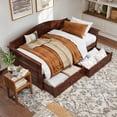 thumbnail image 5 of AFI Acadia Wood Twin Size Daybed Frame with 2 Storage Drawers Walnut, 5 of 16