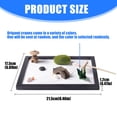 thumbnail image 5 of Mini Zenes Garden Japanese Zenes Sand Garden for Desk with Rakes,Stand,Rock Office Table Accessories Meditations Gift, 5 of 7