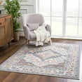thumbnail image 5 of BoutiqueRugs Haymond Traditional Runner Rug - Brick Red, Charcoal, Cream - 2'7" x 7'3" Runner, 5 of 19