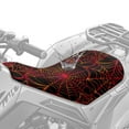 thumbnail image 5 of Binienty Halloween Spider Web ATV Seat Cover Waterproof Four Wheeler Seat Cushion Cover All Weather ATV Motor Seats Cover Accessories for Sportsman Rancher Foreman Scrambler, 5 of 8