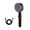 black #3, variant on High-Pressure Handheld Showerhead with 8 Spray Modes | ABS Black Shower Head for Elderly & Kids | 9.45x3.54 Inches | Hard Water Filter | Gym & Home Use