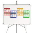 thumbnail image 2 of Xingzhi Magnetic Pocket Chart Double-Sided Hanging Schedule Pocket  Chart Green, 2 of 6