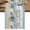 White Blue, variant on Starfish Coastal Table Runner, Summer Ocean Blue Coral Conch Seagrass Washable Cotton Linen Table Runners 48 Inches Long, Dresser Scarf Runner for Nightstand/Coffee/End Tables 13''x48''