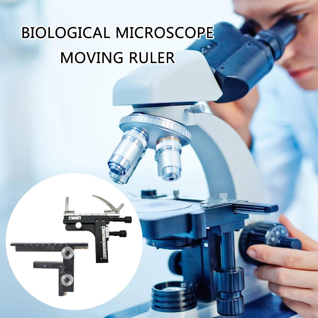 MOMOJIA Microscopic Verniers Caliper Graduated Microscope Mechanical Stage Movable Stage