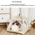 thumbnail image 4 of COMEET Foldable Tent,Portable Pet Dogs Cat Tent Teepee for Pet Outdoor Resting Supplies Multiple Color Proof Pet Tent, 4 of 7