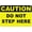 Warning Sign 3, variant on Caution Do Not Sit Here Sign 8"x12", Aluminum Tin Warning Signs for Home Outdoor Garden, Weatherproof Etiquette Sign