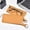 Orange, variant on 1 Pcs Portable Leather Glasses Pouch Key Ring Sunglasses Case For Men Women Travel Outdoor EDC