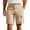 Beige, variant on Dagugfen Mens Cargo Shorts Straight Leg 7" Inseam Business Casual Work Shorts Summer Outdoor Golf Shorts with Pockets
