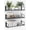 Grey, variant on Floating Shelves, 24 , Easy to Install, Wall Mounted, Set of 3, Rustic  for Decor, Storage for  Room, Bathroom,