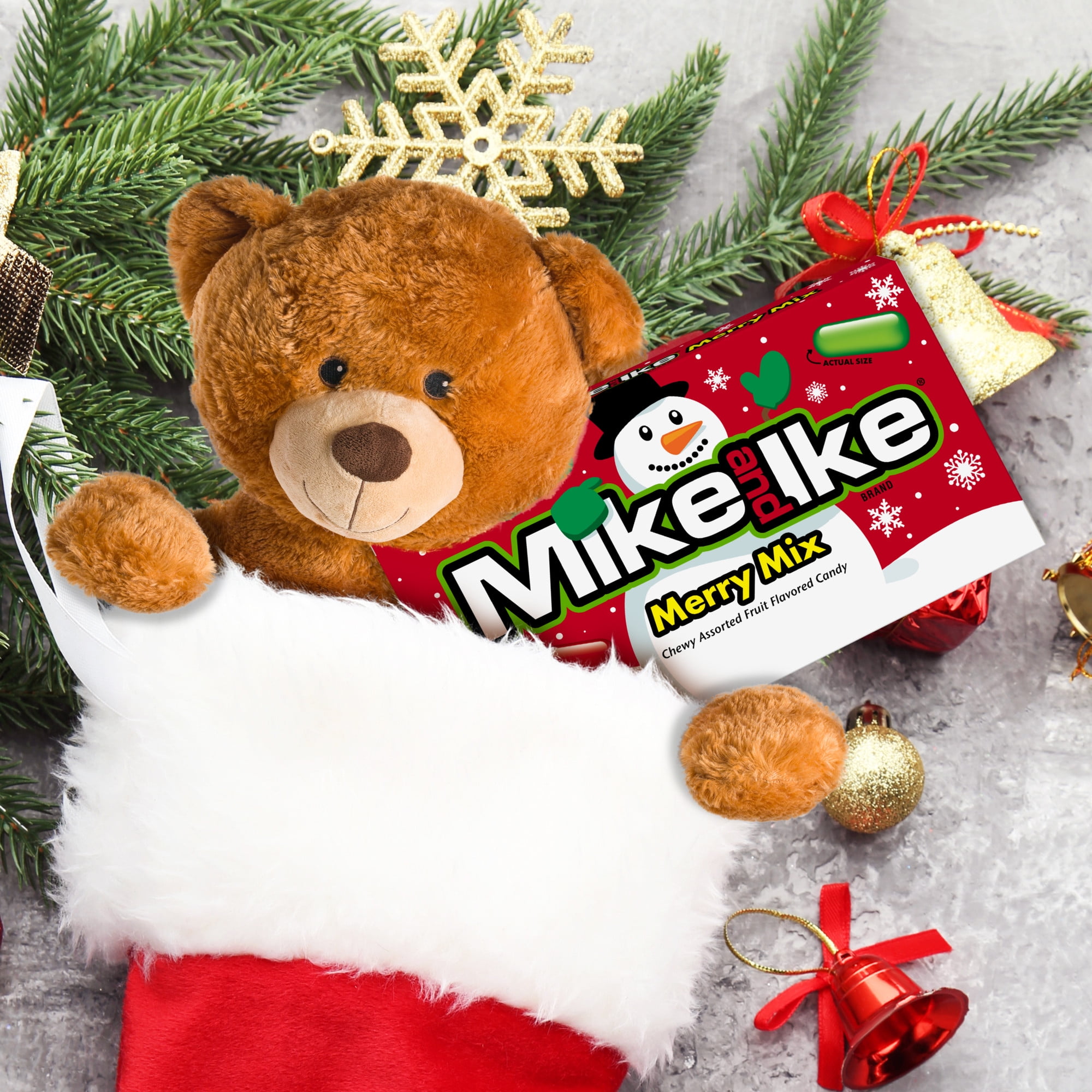 mrryu&MIKESUKE　5枚 MIKE AND IKE Merry Mix Chewy Candy 4.25 oz Theater Box Gluten-Free