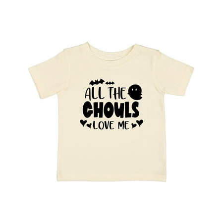 

Inktastic All the Ghouls Love Me Cute Halloween Design with Ghost Gift Baby Boy or Baby Girl T-Shirt