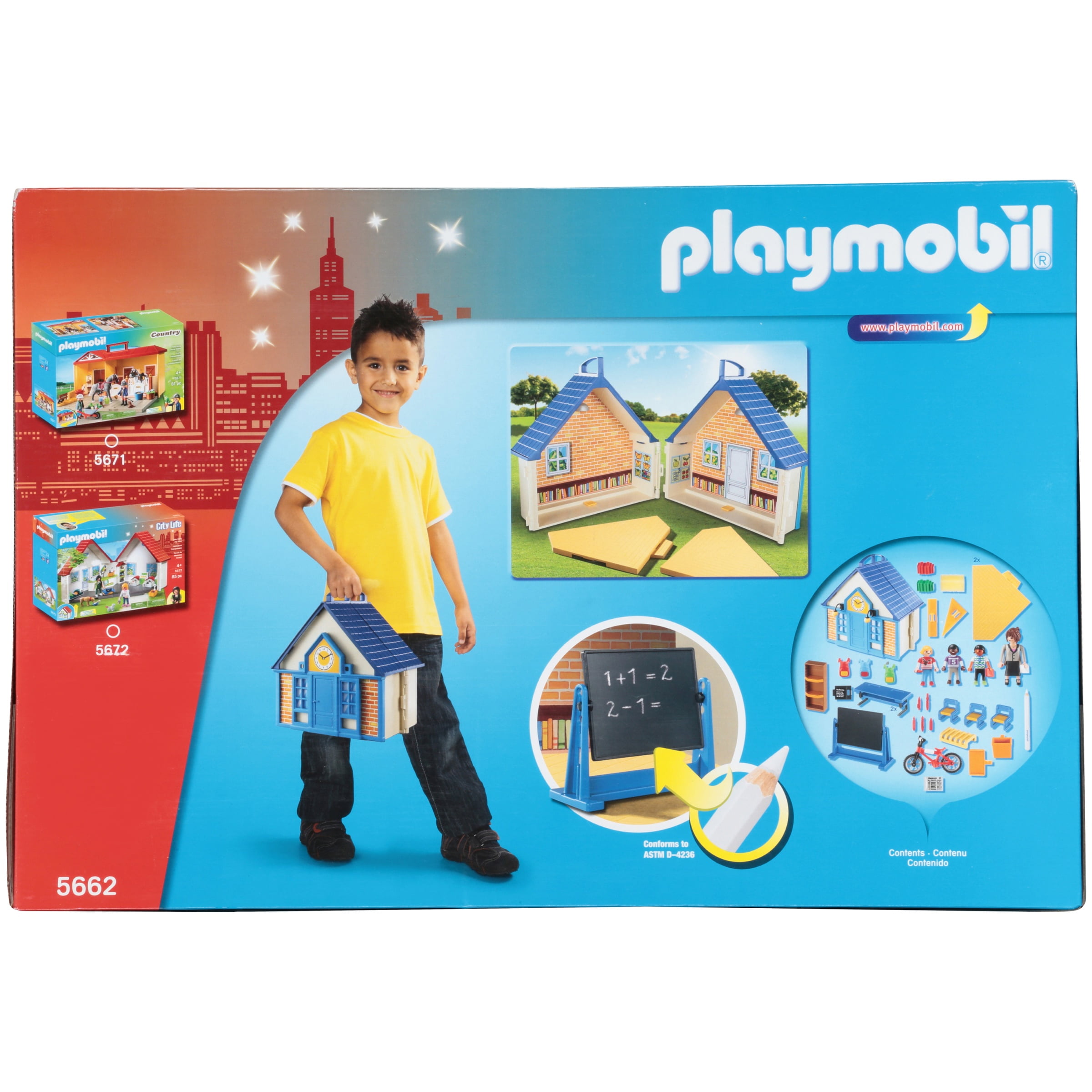 playmobil take along school house