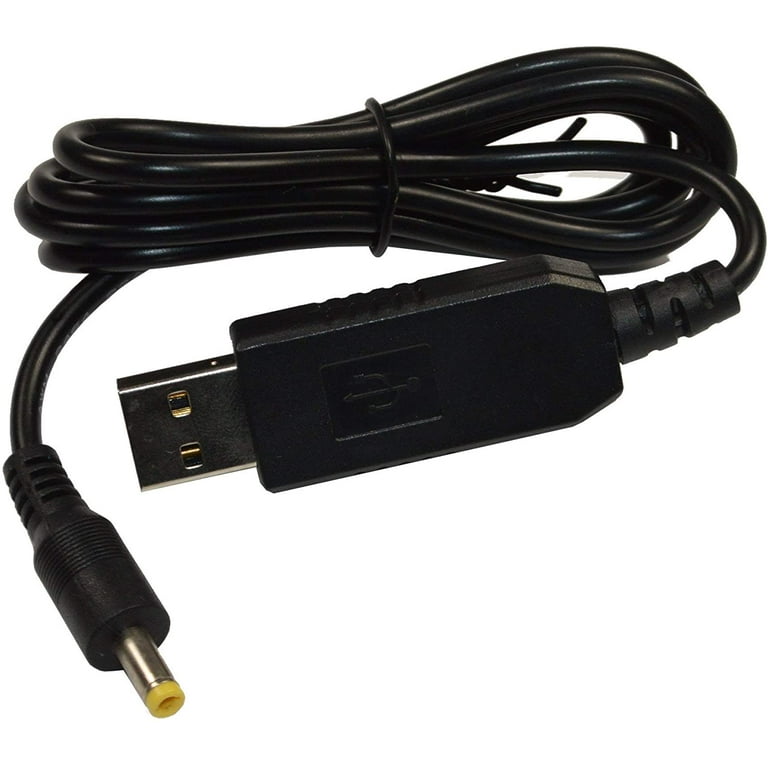 HQRP USB to DC 6V Step-Up Converter Cable for Sony AC-E60 AC-E60HG