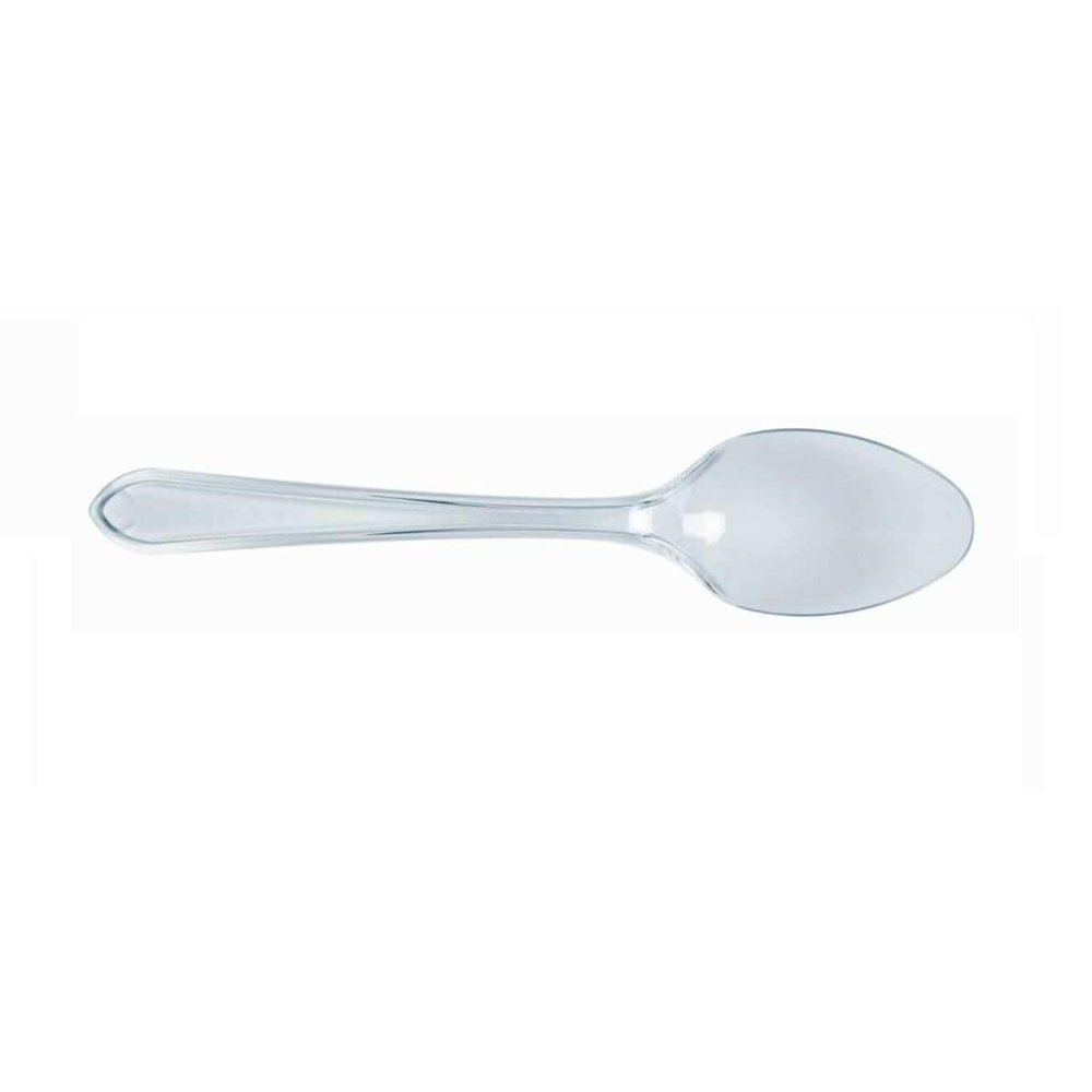 Generic Clear Plastic Serving Spoon 1Count