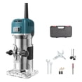thumbnail image 2 of Almencla Wood Router Tool Set Electric Trimmer Professional Simple to Use Compact Engraving Hand Machine 6 Variable Speed for Bookcase, 2 of 8