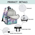 thumbnail image 4 of Tie Dye Pattern Backpack for School,Cute School Bag,Schoolbag with Adjustable Shoulder Straps & Padded Back,15.25"x11.5"x5.25", 4 of 5