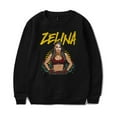 thumbnail image 2 of Zelina Vega Merch Crewneck Sweatshirts Cosplay Women Men Fashion Long Sleeve Stylish Y2K Design Top, 2 of 6