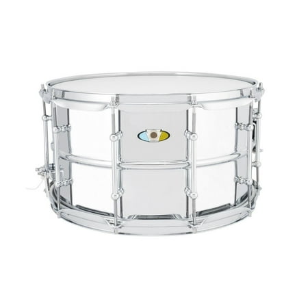 Ludwig Supralite Steel Snare Drum 8"x14"