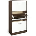 thumbnail image 3 of CAP LIVING 3 Tier Drawer Modern Shoe Storage Cabinet Organizer, 3 of 5