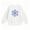 White, variant on Wilak Girls Snowflake Print Sweatshirts Size 8, Casual Cotton Long Sleeve Pullover Kids Fall Winter Tops Red