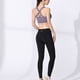 thumbnail image 4 of Ropa interior deportiva para niñas, ropa interior deportiva con cordones cruzados, ropa interior de yoga de sujeción media con copas desmontables, se adapta a la parte inferior del busto de, 4 of 5