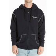 Fender "New York Are You Ready To Rock" Black Lined Hoodie - Large #9115007506