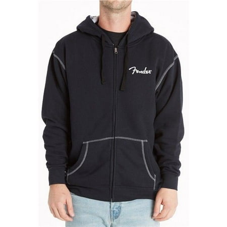 Fender "New York Are You Ready To Rock" Black Lined Hoodie - Large #9115007506