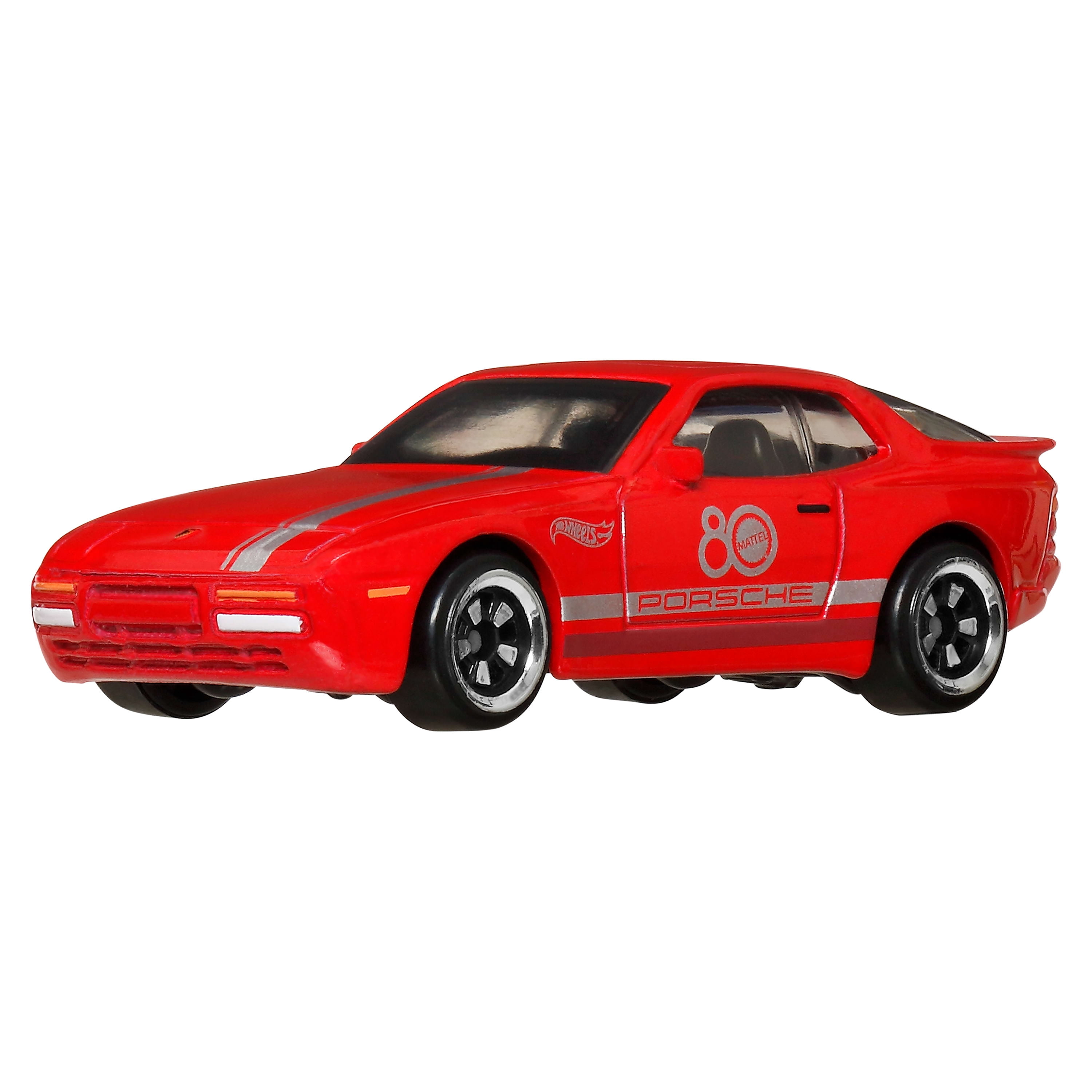 Hot Wheels Silver Series Mattel 80th Anniversary 8-Pack, Set of 8 1:64 Scale Toy Cars & Trucks