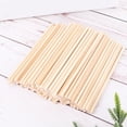 thumbnail image 3 of IFANLANDOR 50 Pcs Tiges Rondes en Bois Beige pour Modèle de Construction 7.9 Po, 3 of 8