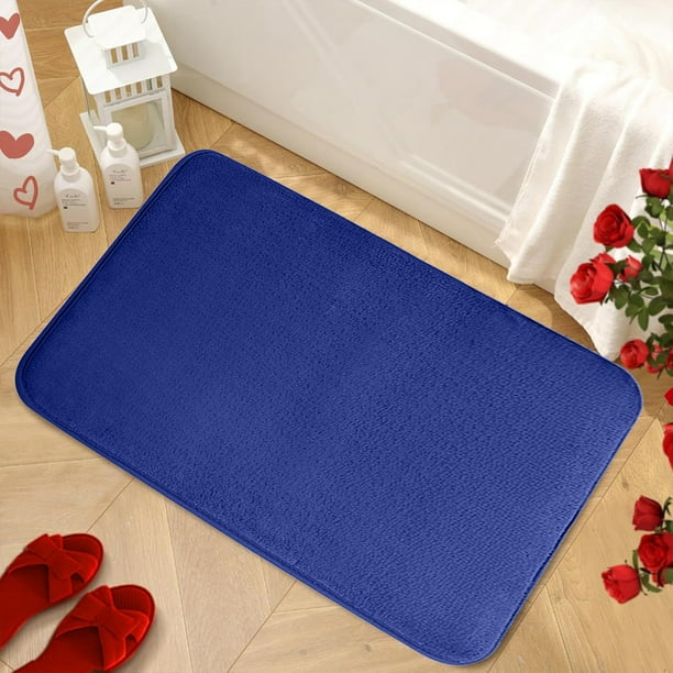 Apmemiss Clearance Bathroom Rugs Mat, Extra Soft Comfortable Bath Rugs, Non-Slip, Water Absorbent and Thick Bathroom Floor Mats, Machine Washine, Shaggy Rugs for Shower Bathtubs, 16"x24"