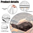 thumbnail image 6 of KUIFORTI Camouflage Brown ATV Seat Cover Four Wheeler Seat Cover ATV Accessories Polyester Dustproof Compatible with Polaris Sportsman Polaris Scrambler Honda Rancher, 6 of 7