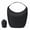 Black, variant on Packable Tote Bag with Zipper, Ultra Lightweight Foldable Shopping Bag for Travel, Reusable Waterproof Storage Bag for Camping, Hiking, Picnic and Everyday Carry