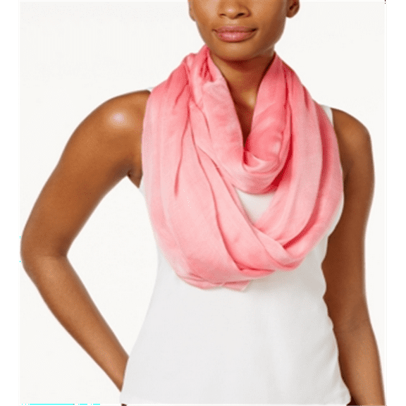 Calvin Klein Women's Lightweight Infinity Scarf Pink Size Regular