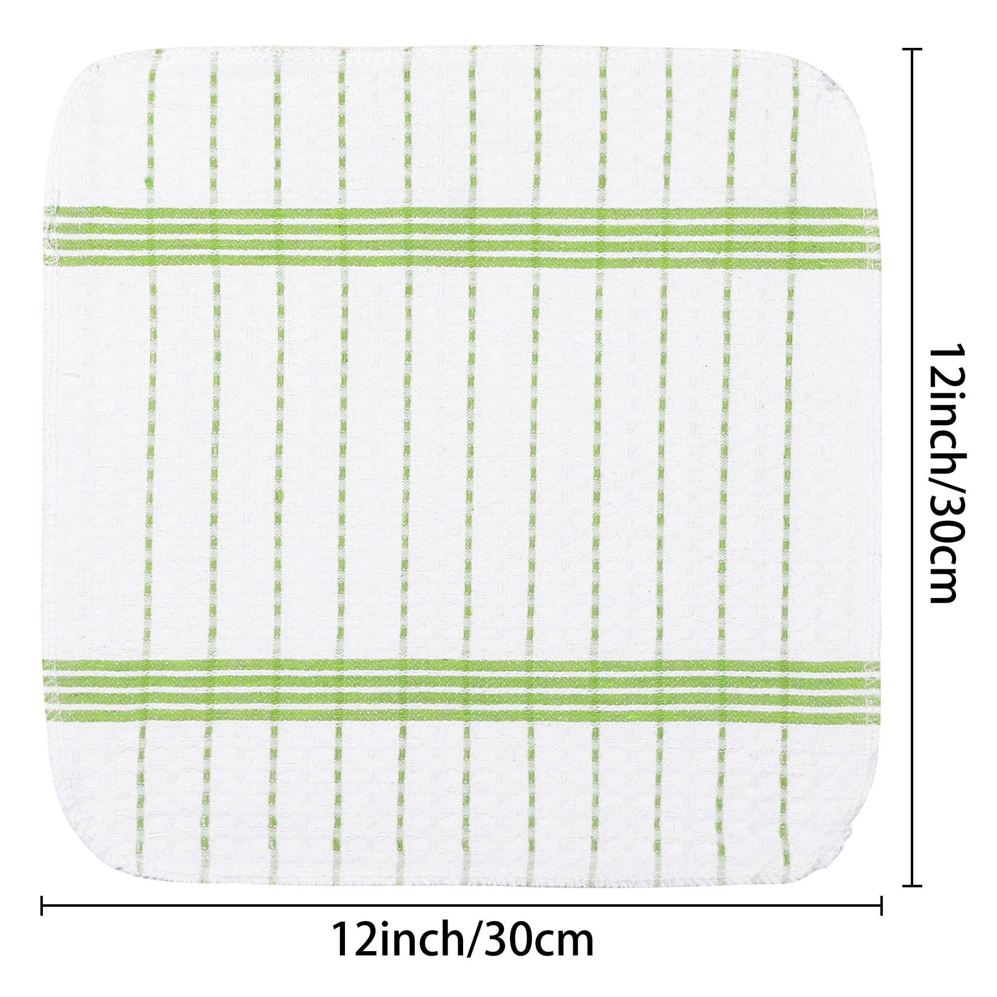 Unique Bargains Reuseable Super Absorbent Lint Free Cotton Cleaning Cloths Towels Multi 10