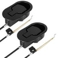thumbnail image 1 of Nonley - Juego de 2 piezas de repuesto de manijas reclinables de metal con cable, manija universal para sofá reclinable, se adapta a la mayoría de los principales muebles de sillas reclinables, cable, 1 of 5