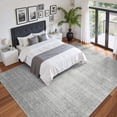 thumbnail image 4 of Roxstand Washable Rugs 9x12, Lightweight Striped Non Slip Area Rugs for Living Room, Stain Resistant Farmhouse Bedroom Rug(9'x12', Grey), 4 of 11