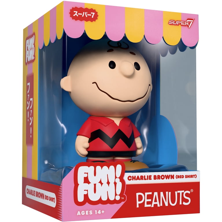 Super7 - Peanuts - FUN! FUN! - Charlie Brown (Red Shirt) - Walmart.com