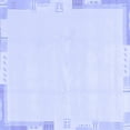 thumbnail image 1 of Ahgly Company Indoor Square Solid Blue Modern Area Rugs, 8' Square, 1 of 4