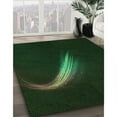 thumbnail image 3 of Ahgly Company Machine Washable Indoor Round Transitional Deep Emerald Green Area Rugs, 8' Round, 3 of 7