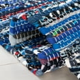 thumbnail image 5 of SAFAVIEH Rag Dania Striped Cotton Area Rug, Blue/Multi, 8' x 10', 5 of 8