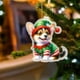 thumbnail image 3 of Uuiauoio Festive 2D Christmas Ornament with Design, Acrylic Hanging Decoration for Tree and Home Decor, Car Rearview Mirror Pendant and Seasonal Gift for Holiday Celebration, 3 of 6