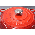 thumbnail image 3 of Le Creuset Enameled Cast Iron Signature Braiser, 3.5 qt., Cerise Cerise 3.5 Qt, 3 of 5