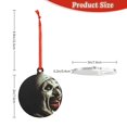 thumbnail image 3 of Terrifier Acrylic Pendant Christmas Hanging Decorations For Christmas Tree, Home & Party Round Shape, 3 of 7