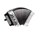 thumbnail image 1 of Acordeón Hohner Compadre Fa Blanco Con Funda A48431, 1 of 5