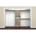 thumbnail image 4 of Closetmaid Ss-12015 Suitesymphony Adjustable Width Closet Organization System - White, 4 of 7