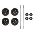thumbnail image 2 of 4Pcs/set 1:64 Model Modified Tire Diecasts Alloy Wheel Tire Set Rubber Toy Vehicles Model Car Accessories - Multi color, G9, 2 of 7
