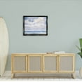 thumbnail image 2 of Stupell Industries Tranquil Beach Waves Ocean Scenery Painting Jet Black Floating Framed Canvas Print Wall Art, Design by Catherine Andersen, 2 of 6