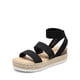 thumbnail image 1 of Sandalia DREAM PAIRS Alpargata Plataforma Cuña Negra Talle 9, 1 of 7