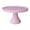 Pink, variant on Buateil Cake Stand Stable Non-slip Plastic Wave Design Dessert Display Plate for Wedding