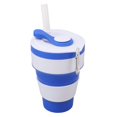 thumbnail image 4 of Taza de Viaje Plegable de Silicona Tazas Portátiles para Acampar Tazas Plegables Taza Retráctil con Hebilla de Alpinismo de Paja para Viajes Al Aire Libre ANGGREK  Otros, 4 of 8